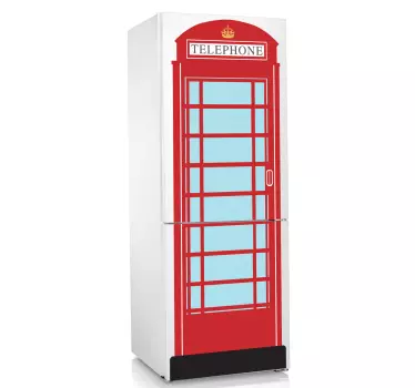 Sticker decorativo frigo cabina Londra - TenStickers