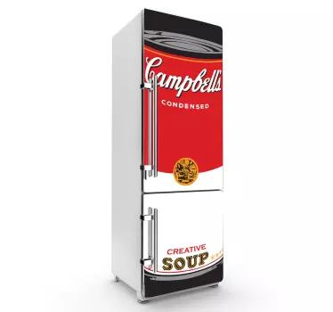 Sticker decorativo frigo Campbells - TenStickers