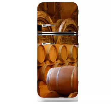 Sticker decorativo frigo cantina - TenStickers