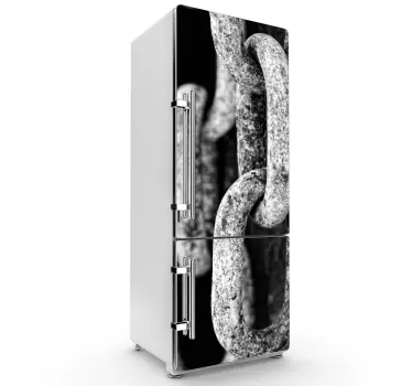 Sticker decorativo frigo catene nave - TenStickers