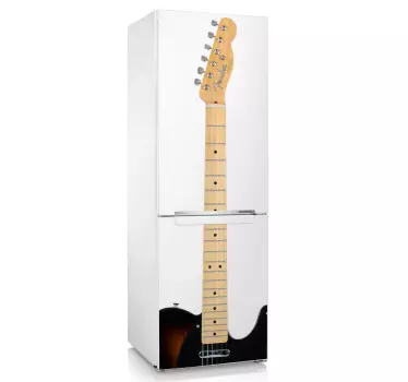 Sticker decorativo frigo chitarra elettrica - TenStickers