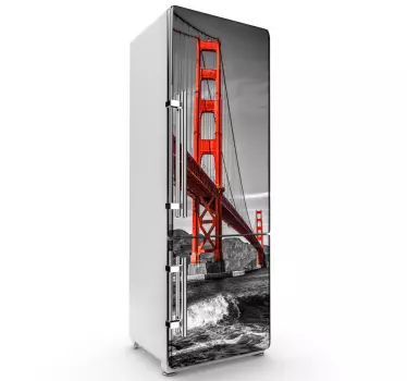 Sticker decorativo frigo Golden Gate - TenStickers