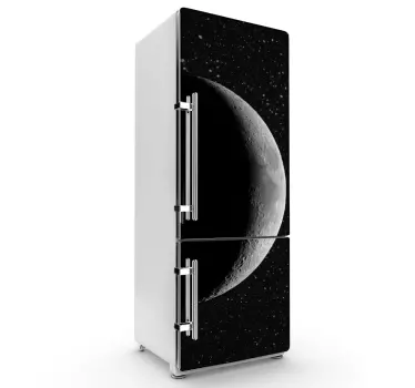 Sticker decorativo frigo spicchio di luna - TenStickers