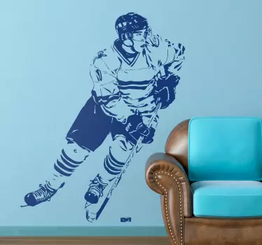 Sticker decorativo hockey su ghiaccio - TenStickers