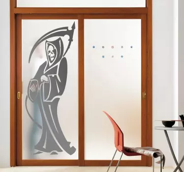 Sticker decorativo il Mietitore con la falce - TenStickers