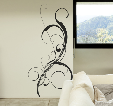 Sticker decorativo linea eleganza 1 - TenStickers