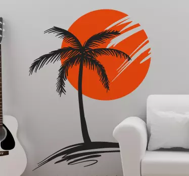 Sticker decorativo palma - TenStickers