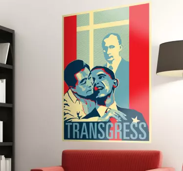 Sticker decorativo politica trasgressiva - TenStickers