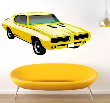 Sticker decorativo Pontiac Gto 1970 - TenStickers
