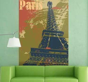 Sticker adesivo della Torre Eiffel - TenStickers