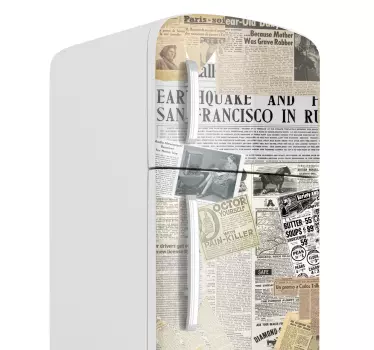 Sticker decorativo ritagli di giornale - TenStickers