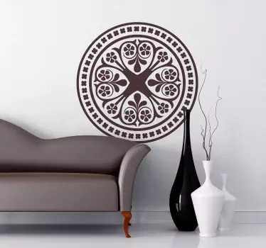 Sticker decorativo rosone celtico - TenStickers