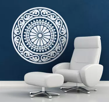 Sticker decorativo rosone classico - TenStickers