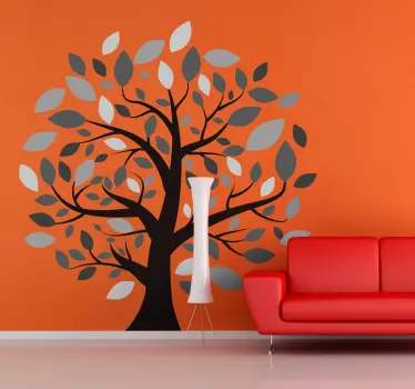 Sticker decorativo senza foglie 2 - TenStickers