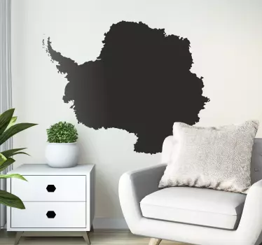 Sticker decorativo silhouette Antartide - TenStickers