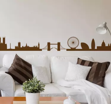 Sticker decorativo silhouette Londra - TenStickers