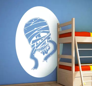 Sticker decorativo teschio mummia - TenStickers