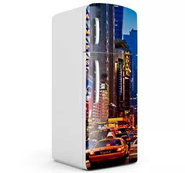 Sticker decorativo Times Square frigo - TenStickers