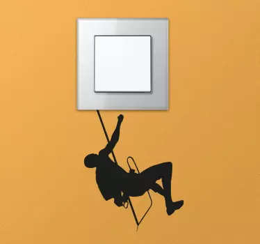 Sticker interruttore scalatore - TenStickers