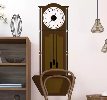 Sticker orologio antico - TenStickers