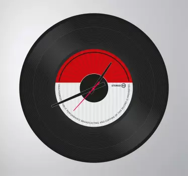 Sticker orologio parete single vinile - TenStickers
