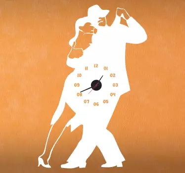 Sticker orologio tango - TenStickers