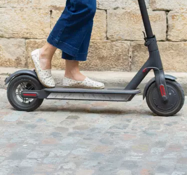 Adesivi per monopattino patinete texture marmorizzata - TenStickers