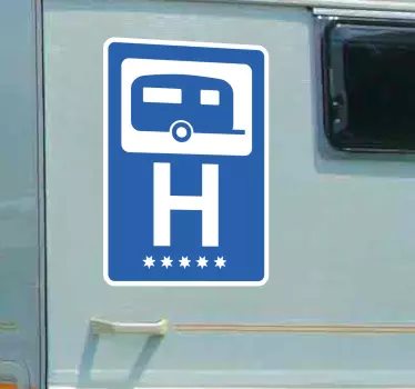 Sticker roulotte 5 stelle - TenStickers