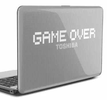Adesivo murale scritta Game Over - TenStickers
