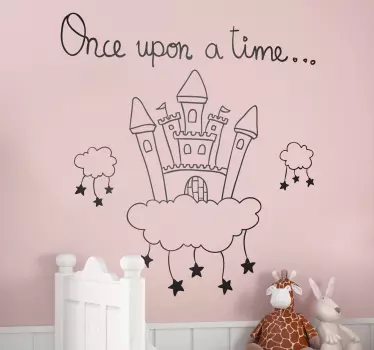 Wall sticker castello Once Upon a Time - TenStickers