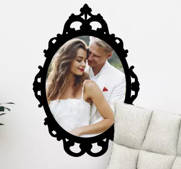 Wall Sticker Cornice Foto - TenStickers