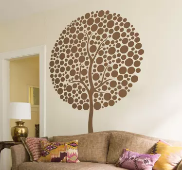 Wall sticker decorativo albero stilizzato. - TenStickers