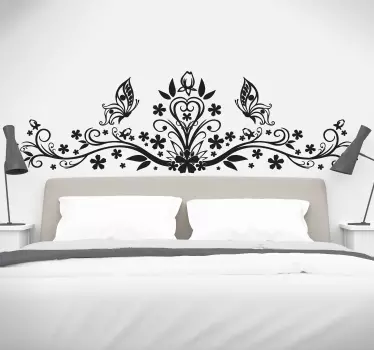 Wall sticker decorazione floreale - TenStickers