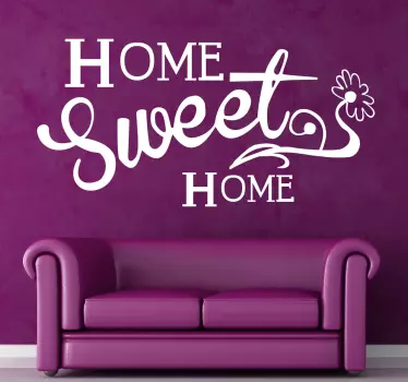Wall sticker home sweet home - TenStickers