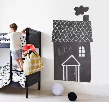 Wall Sticker lavagna casa - TenStickers