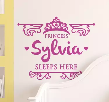 Wall sticker princess - TenStickers