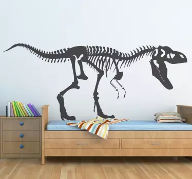 Wall sticker scheletro T-Rex - TenStickers