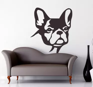 Wall sticker silhouette Bulldog - TenStickers