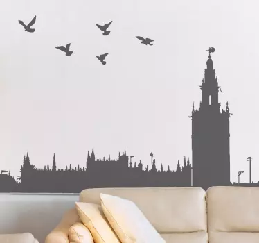 Wall sticker silhouette Sevilla - TenStickers