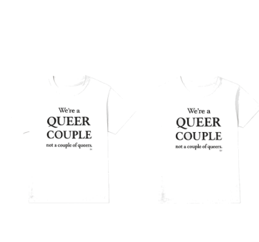 Maglietta fidanzati lgbt queer - TenStickers