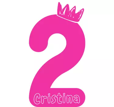 Maglietta di compleanno per ragazzo o ragazza - TenStickers