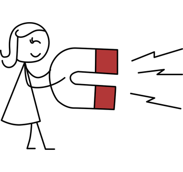 Maglietta coppia magnete cuore - TenStickers