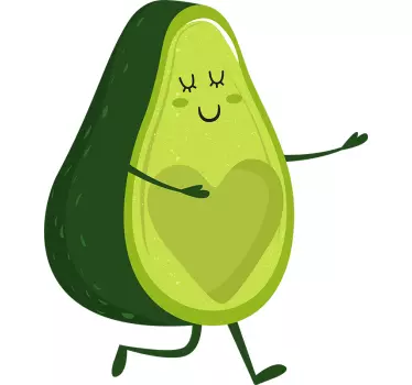 T-shirt coppia avocado felice - TenStickers
