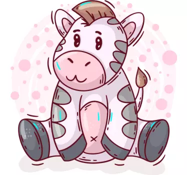 Maglietta bebè figura zebra adorabile - TenStickers