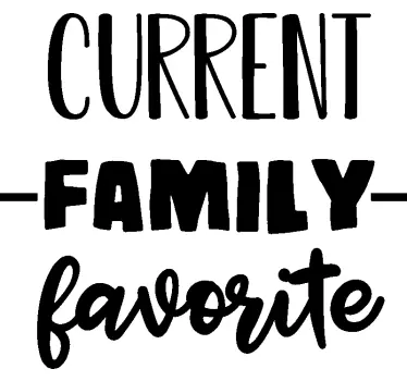 Maglietta bebè membro preferito della famiglia - TenStickers