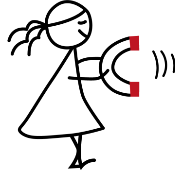 T-shirt fidanzati Amore magnetico - TenStickers
