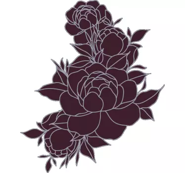 Maglietta bebè tema floreale ispirato - TenStickers