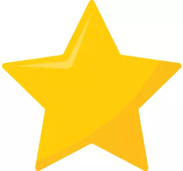 Maglietta bebè forma di stella brillante - TenStickers