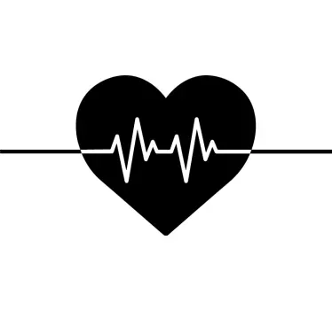 Maglietta fidanzati frequenza cardiaca corrispondente - TenStickers