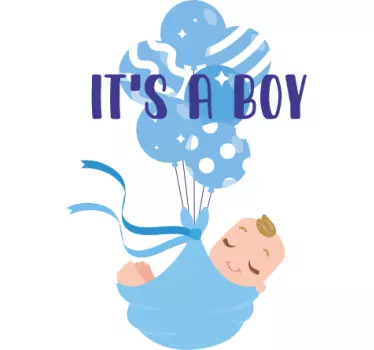 Maglietta bebè rivelazione del bambino - TenStickers